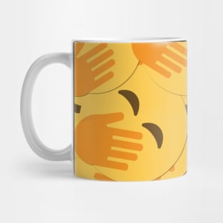 Hand Over Mouth Mug